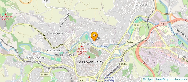 localisation de l'entreprise SCI IMAGERIE MEDICALE D'AIGUILHE à AIGUILHE