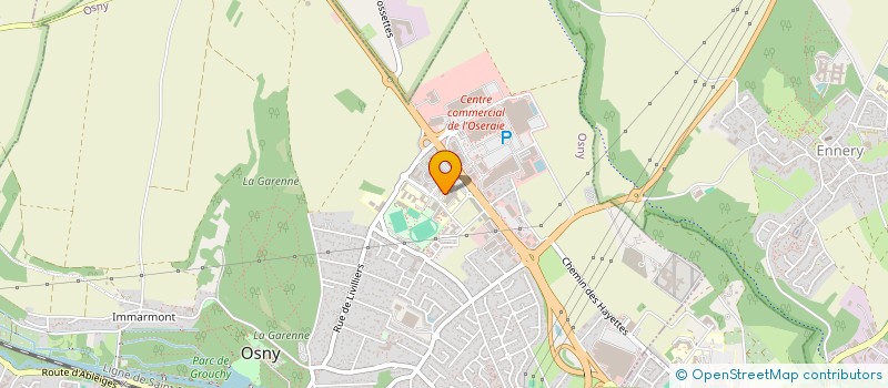 localisation de l'entreprise SCI IMAGERIE MEDICALE OSNY  OSNY