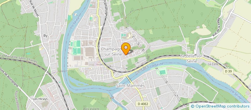 localisation de l'entreprise SCI IMAGI  CHAMPAGNE-SUR-SEINE