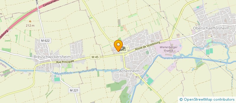 localisation de l'entreprise SCI IMAGIN  ACHENHEIM