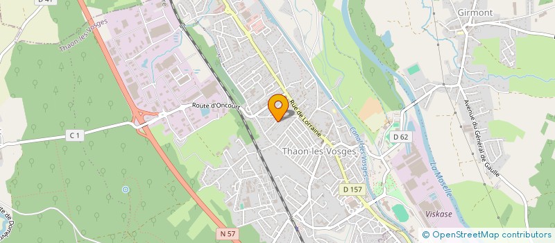 localisation de l'entreprise SCI IMAGINE  THAON-LES-VOSGES