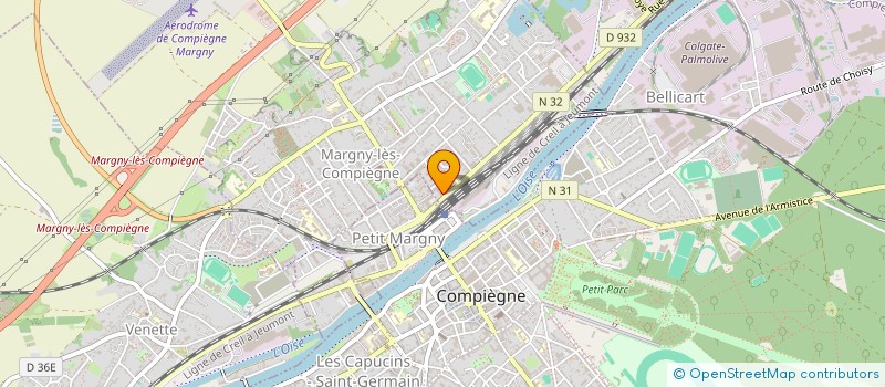 localisation de l'entreprise SCI IMAGINE  MARGNY-LES-COMPIEGNE