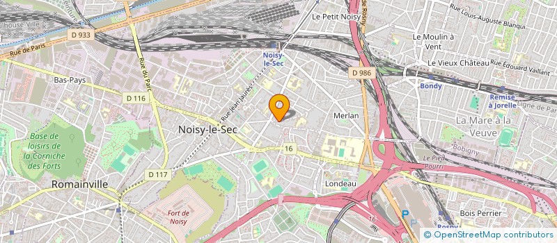 localisation de l'entreprise SCI IMAGINE à NOISY-LE-SEC