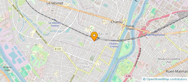 localisation de l'entreprise SCI IMAGINE  CHATOU