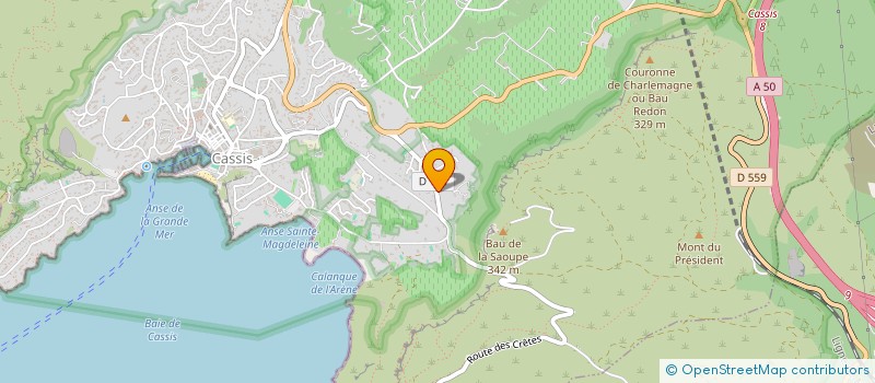 localisation de l'entreprise SCI IMAGOR à CASSIS