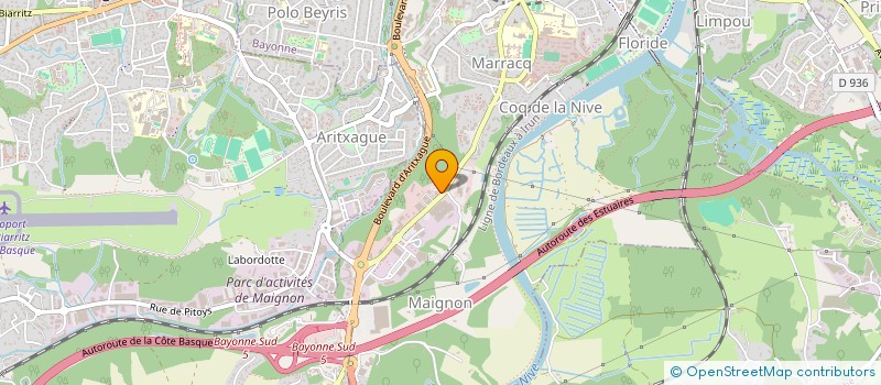 localisation de l'entreprise SCI IMAIAK DONIBANE à BAYONNE