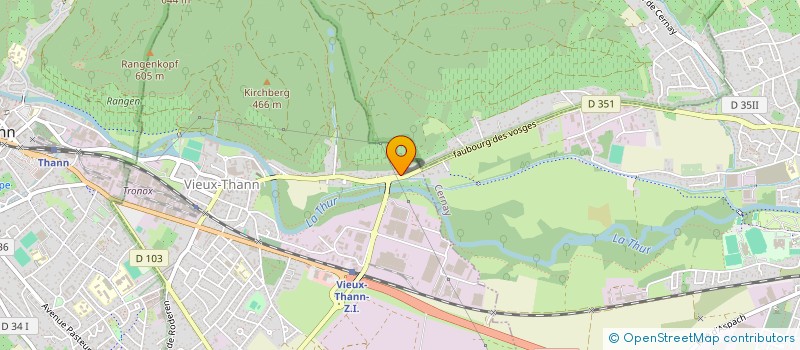 localisation de l'entreprise SCI IMAJ  VIEUX-THANN