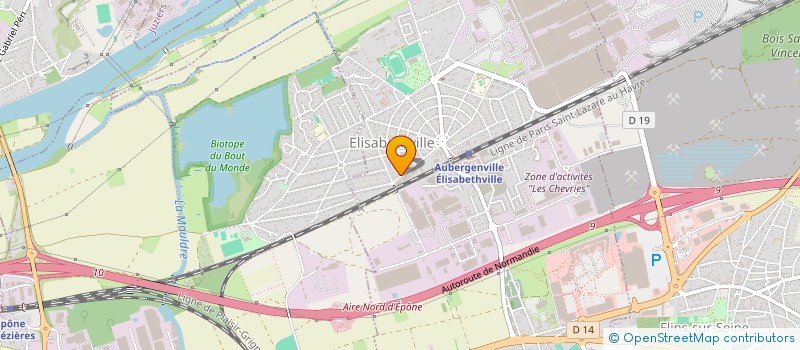 localisation de l'entreprise SCI IMAL  AUBERGENVILLE