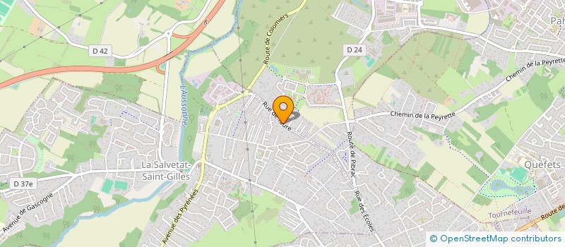 localisation de l'entreprise SCI IMANE  LA SALVETAT-SAINT-GILLES