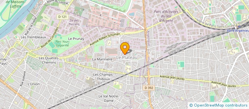 localisation de l'entreprise SCI IMANE IMMOBILIARE  SARTROUVILLE