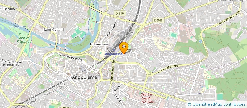 localisation de l'entreprise SCI IMANI à ANGOULEME