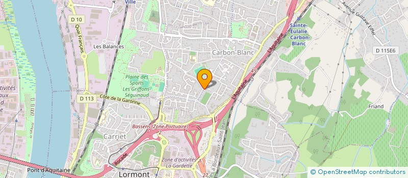 localisation de l'entreprise SCI IMANO  CARBON-BLANC