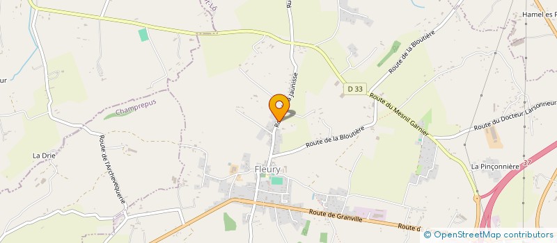 localisation de l'entreprise SCI IMANUSA  FLEURY