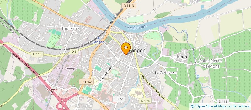 localisation de l'entreprise SCI IMAQ à LANGON