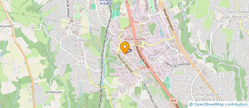 localisation de l'entreprise SCI IMAULI  DARDILLY