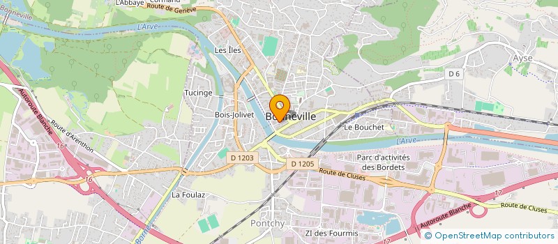 localisation de l'entreprise SCI IMBAC  BONNEVILLE