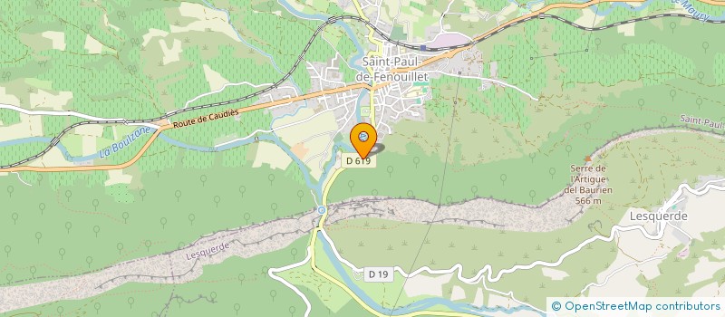 localisation de l'entreprise SCI IMBERT  SAINT-PAUL-DE-FENOUILLET