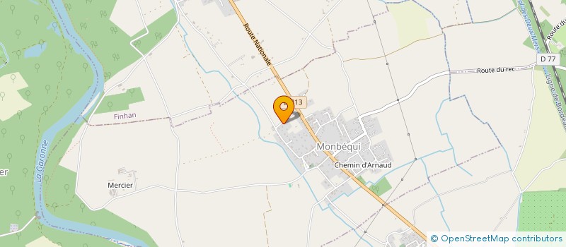 localisation de l'entreprise SCI IMBERT-DUFOUR  MONBEQUI