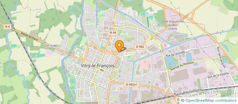 localisation de l'entreprise SCI IMBERTI à VITRY-LE-FRANCOIS