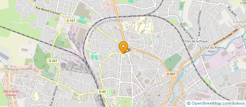 localisation de l'entreprise SCI IMBY à NEVERS