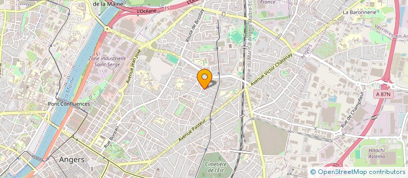 localisation de l'entreprise SCI IMCP à ANGERS