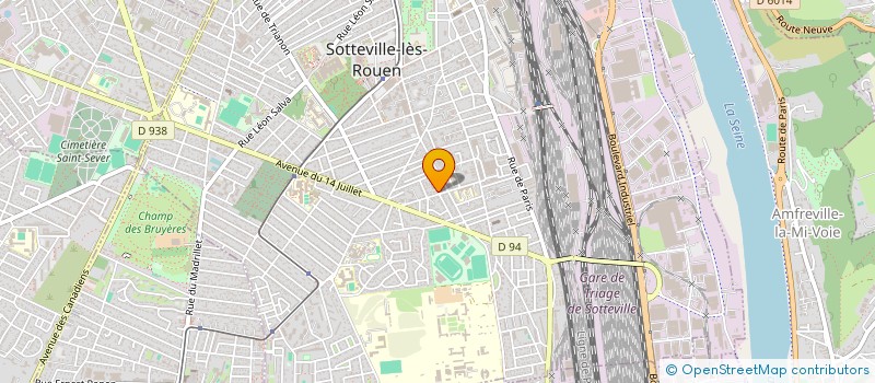 localisation de l'entreprise SCI IMD  SOTTEVILLE-LES-ROUEN