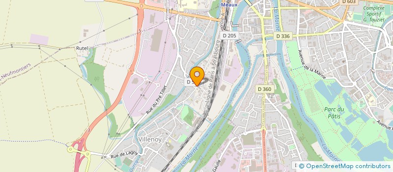 localisation de l'entreprise SCI IMD.IMMO  VILLENOY