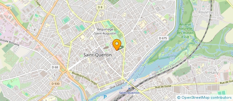 localisation de l'entreprise SCI IMDARSS à SAINT-QUENTIN