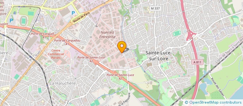 localisation de l'entreprise SCI IMDO à NANTES