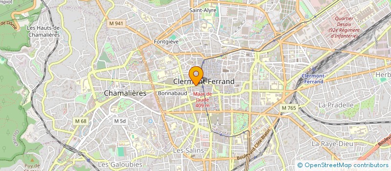 localisation de l'entreprise SCI IME  CLERMONT-FERRAND