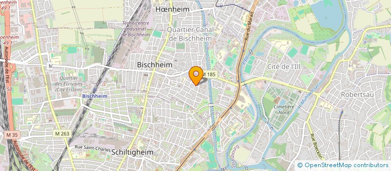 localisation de l'entreprise SCI IMEDOL  BISCHHEIM