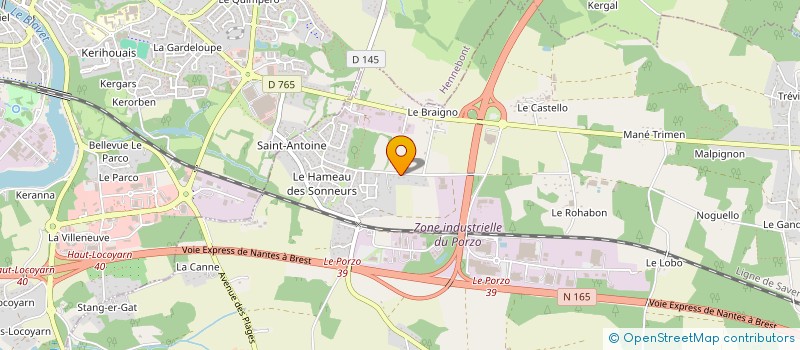 localisation de l'entreprise SCI IMEFA à KERVIGNAC