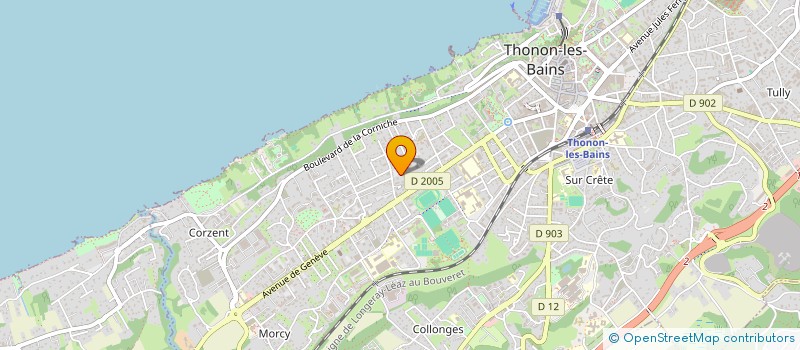 localisation de l'entreprise SCI IMENIE à THONON-LES-BAINS