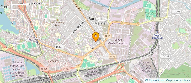 localisation de l'entreprise SCI IMES à BONNEUIL-SUR-MARNE