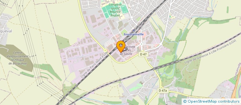 localisation de l'entreprise SCI IMEXTO à GOUSSAINVILLE
