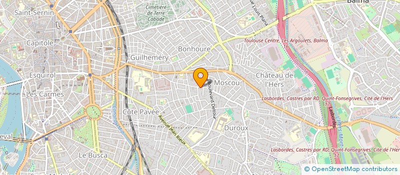 localisation de l'entreprise SCI IMFA  TOULOUSE