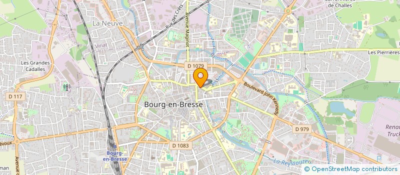 localisation de l'entreprise SCI IMFO à BOURG-EN-BRESSE