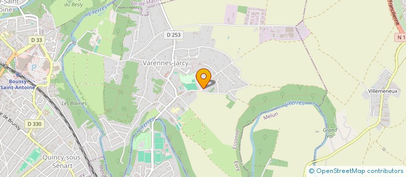 localisation de l'entreprise SCI IMGPA  VARENNES-JARCY