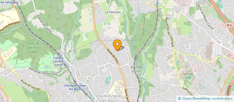 localisation de l'entreprise SCI IMHAUGUE  CHARBONNIERES-LES-BAINS