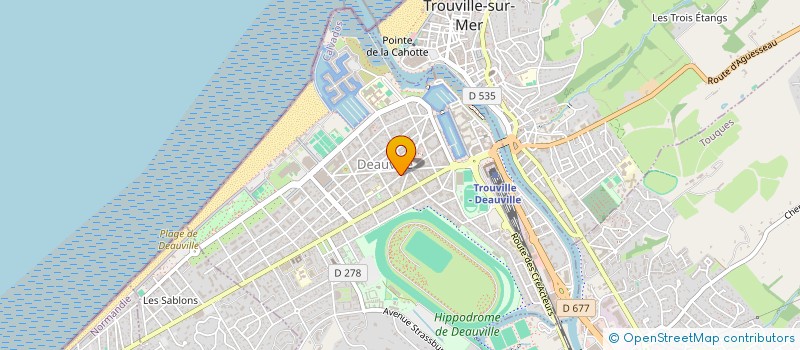 localisation de l'entreprise SCI IMHOTEP à DEAUVILLE