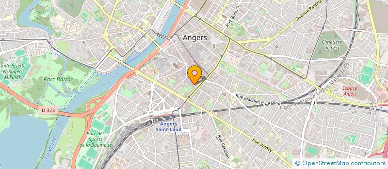 localisation de l'entreprise SCI IMHOTEP à ANGERS