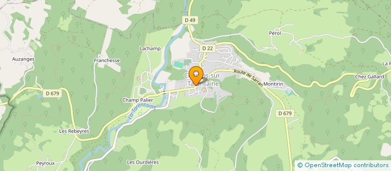 localisation de l'entreprise SCI IMHOTEP à CHAMPS-SUR-TARENTAINE-MARCHAL