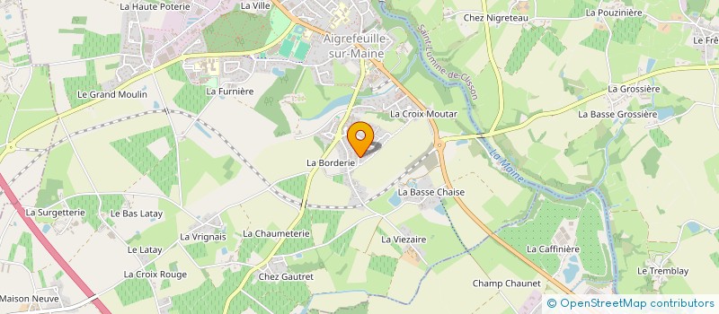 localisation de l'entreprise SCI IMLAC  AIGREFEUILLE-SUR-MAINE