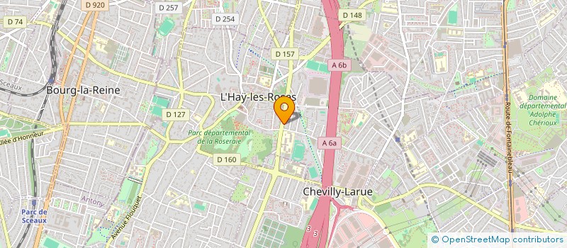 localisation de l'entreprise SCI IMLHAY  L'HAY-LES-ROSES