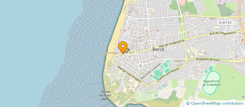 localisation de l'entreprise SCI IMM AUTHIE à BERCK