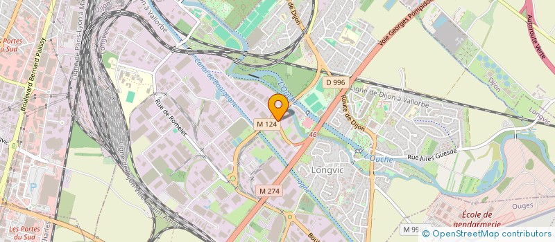 localisation de l'entreprise SCI IMM BANQUE POPUL REG BOURG FR COMTE  LONGVIC