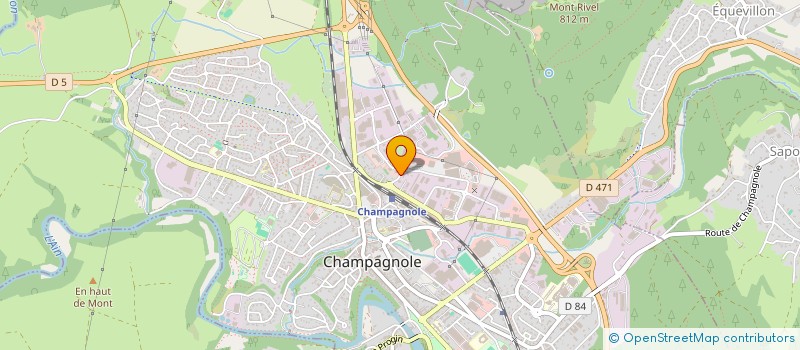 localisation de l'entreprise SCI IMM-EAU  CHAMPAGNOLE