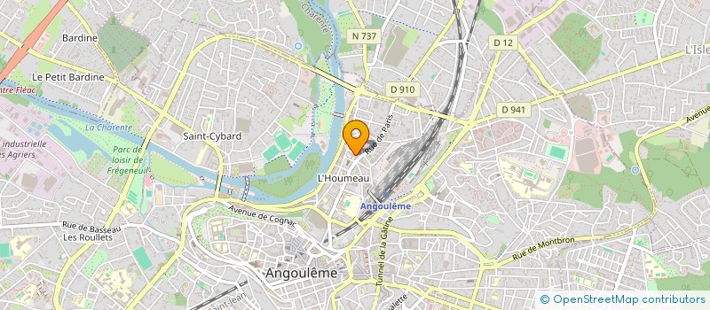 localisation de l'entreprise SCI IMM LOC à ANGOULEME