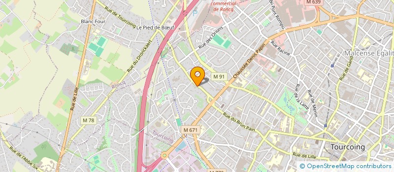 localisation de l'entreprise SCI IMM LOMME  TOURCOING