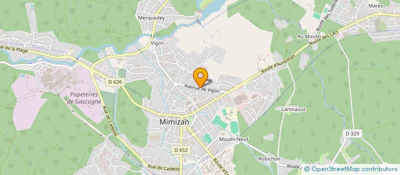 localisation de l'entreprise SCI IMM VELADO  MIMIZAN